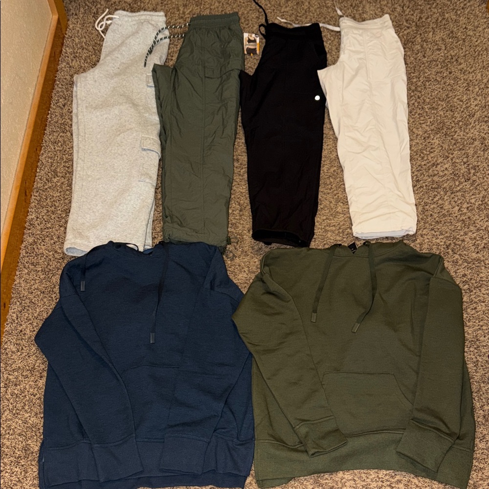Assorted XS/S Hoodies and pants lot